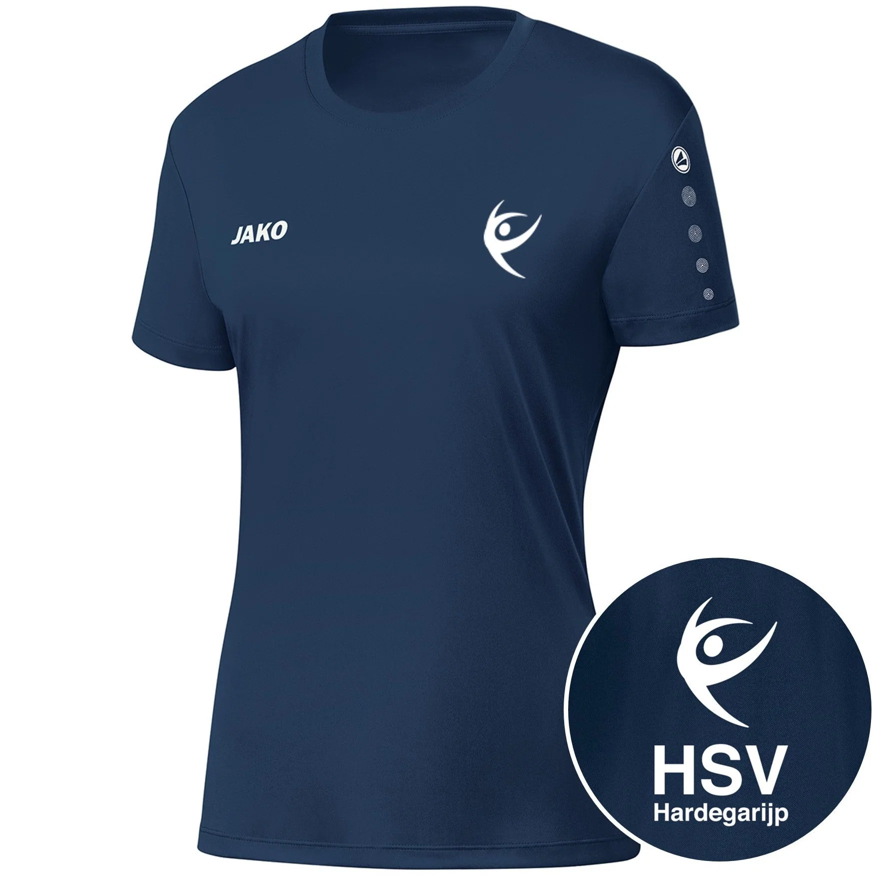 Navy HSV Hardegarijp polo met clublogo